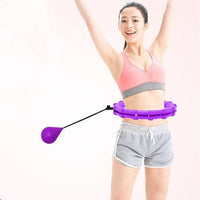 Adjustable Fitness Massage Hoop for Waist Training | Detachable Sport Hoop for Weight Loss, Abdominal Workout, and Post-Natal Recovery