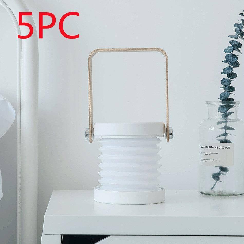 Foldable Touch Dimmable Reading LED Night Light Portable Lantern Lamp USB Rechargeable For Home Decor - TrendLifted