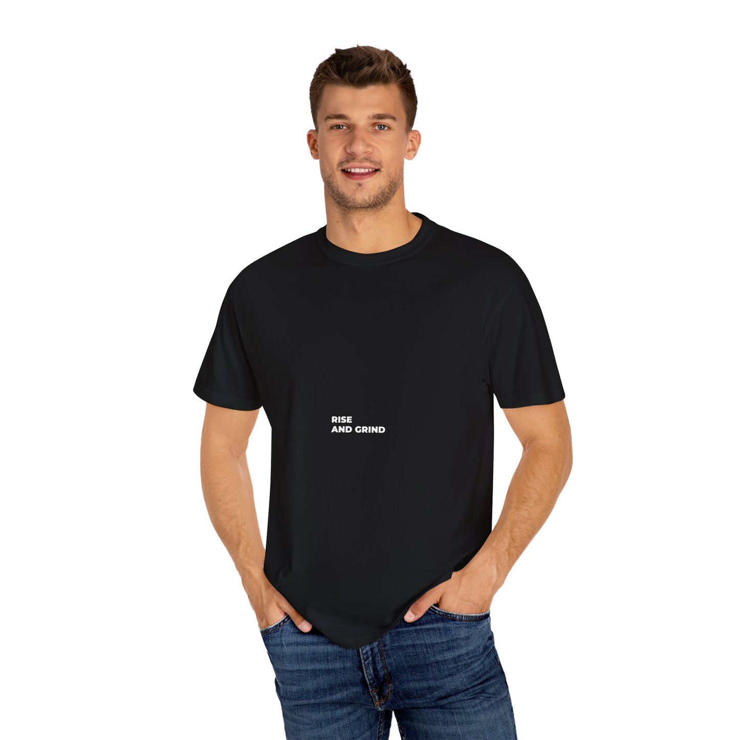 Rise and Grind Unisex T-Shirt – Comfort Meets Purpose