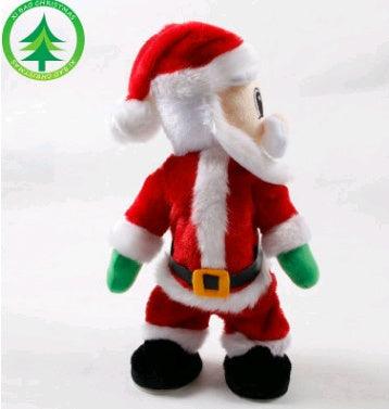 Electric Santa Claus Dancing Toy | Hip-Shaking Musical Christmas Decoration | Creative Santa Doll with Gift Box