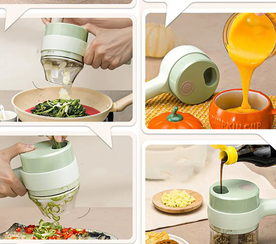 Mini Portable Wireless Chopper Blender Food Processor – Your Ultimate Kitchen Sidekick!