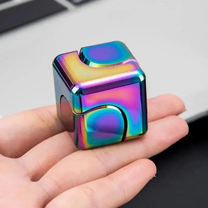 Metal Cube Fingertip Spinner