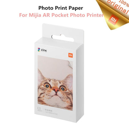 Mini Bluetooth 5.0 Photo Printer - ZINK Inkless Technology, AR Video Printing, Portable & Multifunctional