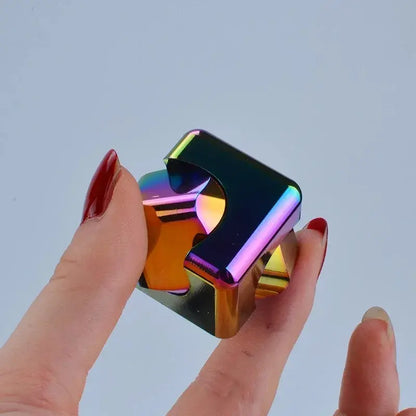 Metal Cube Fingertip Spinner