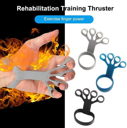 Silicone Grip Device Finger Exercise Stretcher Arthritis Hand Grip Trainer Strengthen Rehabilitation Training To Relieve Pain - TrendLifted