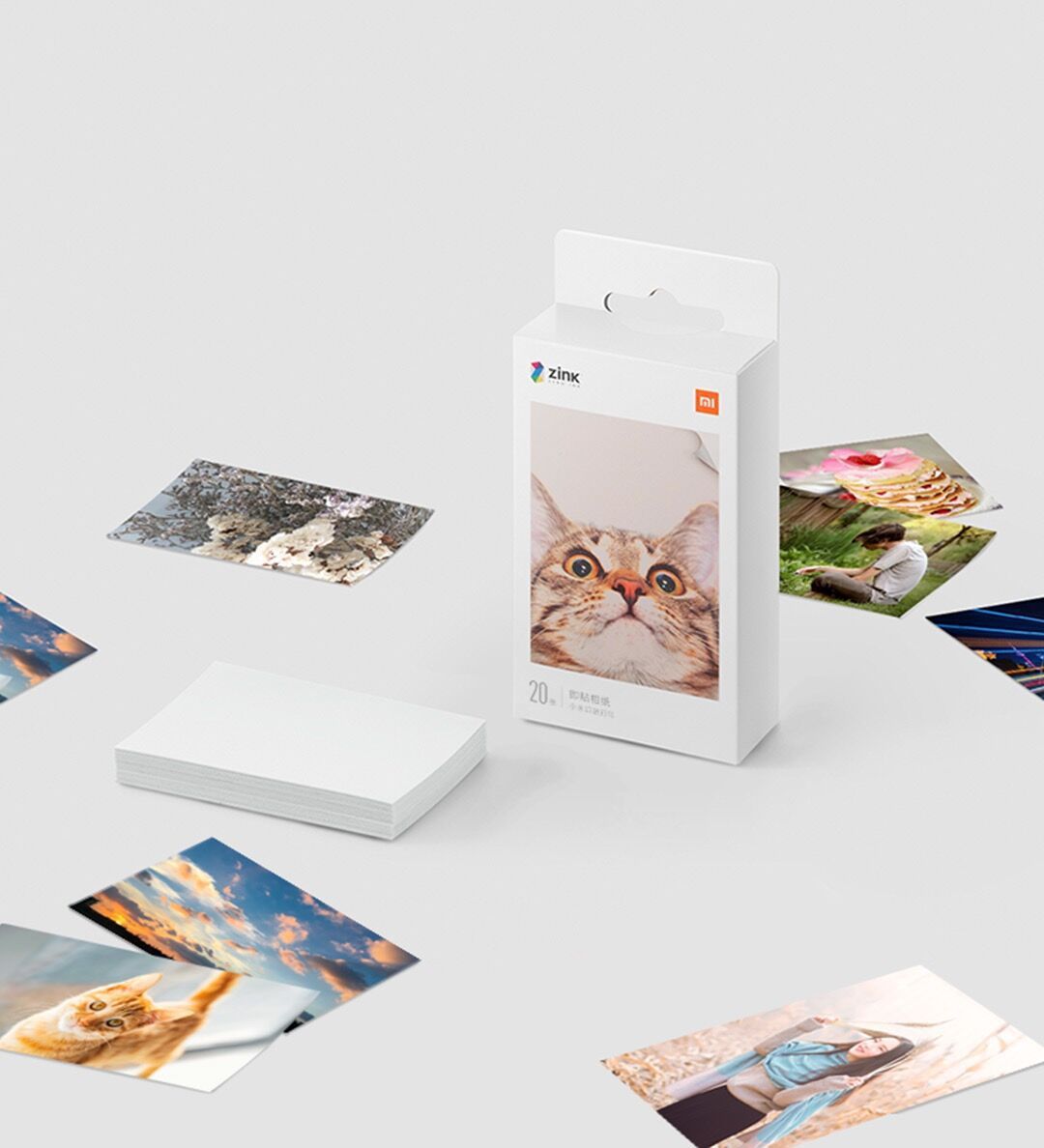 Mini Bluetooth 5.0 Photo Printer - ZINK Inkless Technology, AR Video Printing, Portable & Multifunctional