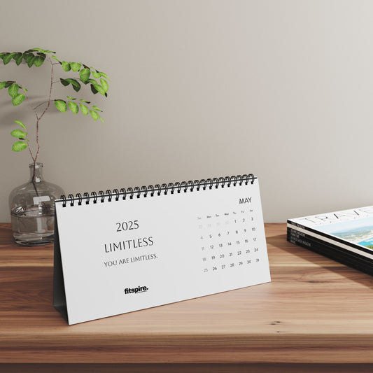 2025 Personalized Desktop Calendar – Premium Matte Finish, Spiral-Bound