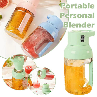 Portable USB Rechargeable Blender – Blend On-the-Go with Style!