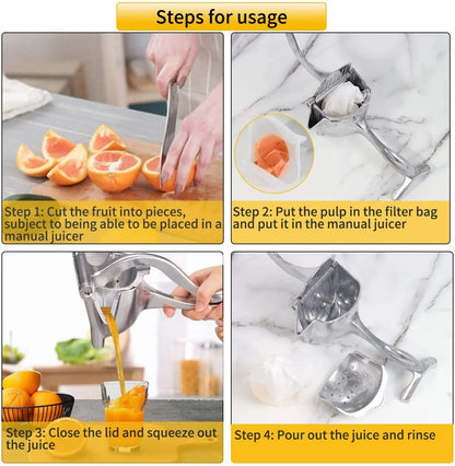 Manual Juice Squeezer – Effortless Fresh Juices Every Day!