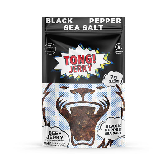 Black Pepper Sea Salt Gourmet Beef Jerky