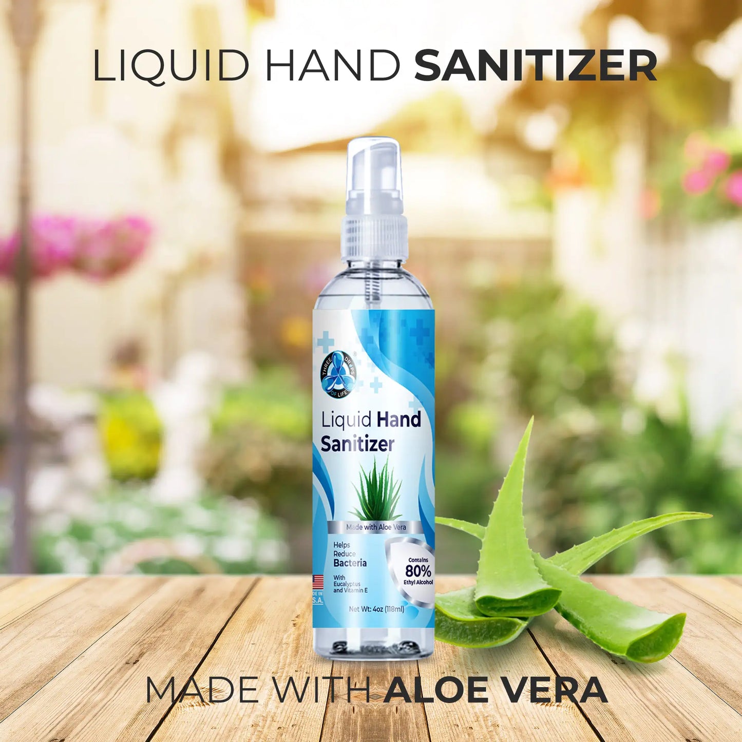 Liquid Hand Sanitizer Spray - Infused with Eucalyptus