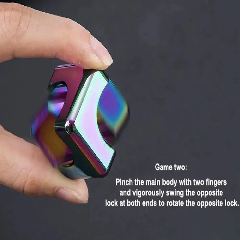 Metal Cube Fingertip Spinner