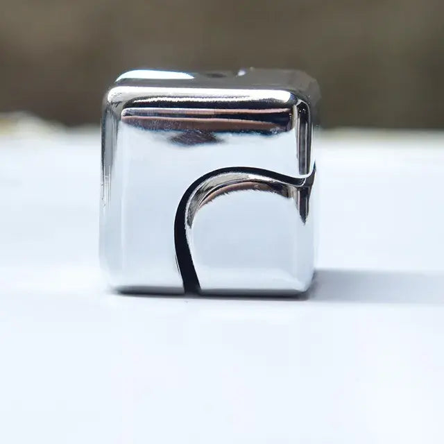 Metal Cube Fingertip Spinner