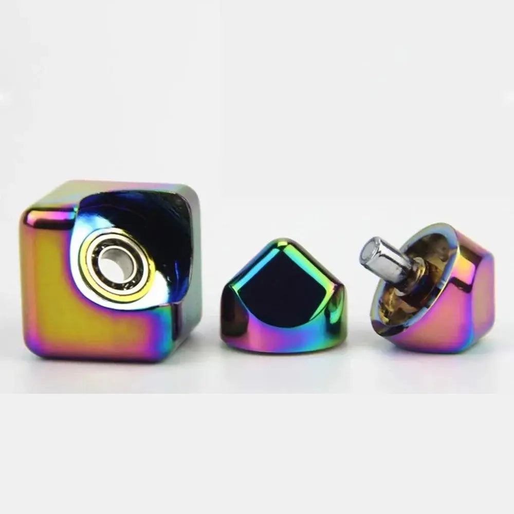 Metal Cube Fingertip Spinner